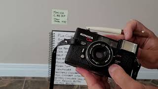 Konica C35 EF  35mm PointandShoot Film Camera [upl. by Cara]