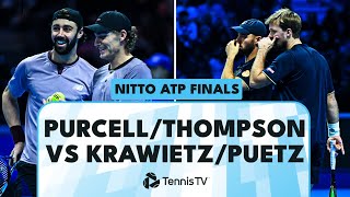 Purcell amp Thompson vs Krawietz vs Puetz For A Spot In The Final  Nitto ATP Finals 2024 Highlights [upl. by Cheng]