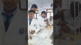 Naoh sodium hydroxide solution experimentPharmaceutical analysis labmyfirstdayofcollege [upl. by Alemat]