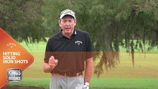 Hit Solid Iron Shots  Golf Lessons with David Leadbetter [upl. by Rocca]