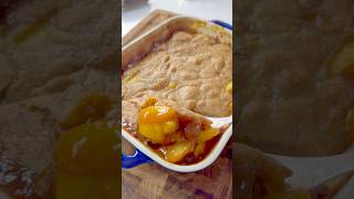 Peach Cobbler Recipe dessertrecipe [upl. by Aicil]