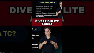 Diverticulite aguda O que procurar no TC shorts [upl. by Saile]