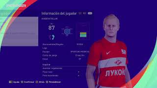 Vagiz Nazirovich Khidiyatullin  PES Clasico Face Bodyamp Stats [upl. by Conlon88]