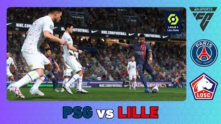 PSG vs LILLE  Ligue 1 202324 [upl. by Ained]