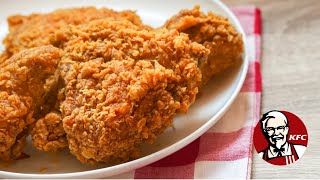 How To Make KFC Fried Chicken  Recipe Secret Revealed [upl. by Critchfield]