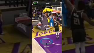 He Can Fly✈️🏀Insane Poster Dunkednba 2k20 mobile nba dunks shorts [upl. by Arod]