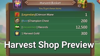 Lords Mobile  New Event Harvest Shop Early Preview [upl. by Coben]