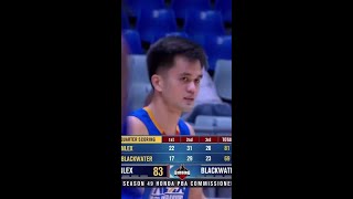 JB Bahio GETS FIRST PBA BUCKET for NLEX vs Blackwater 🦁  PBA Season 49 Commissioners Cup [upl. by Merdith]