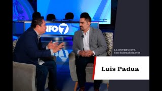 La Entrevista con Sadrach Santos a Luis Padua [upl. by Anaicilef993]