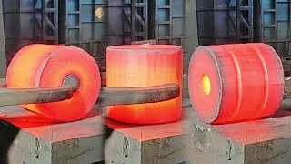 How To Professionally Forge Steel Billets EP635 forging machines [upl. by Anailuy]