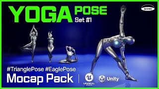 quotYoga Posequot Unreal Engine5 Unity  Mocap Pack [upl. by Emina]