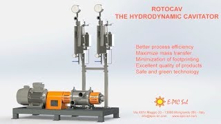 ROTOCAV Hydrodynamic cavitators [upl. by Weikert]