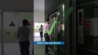 Safety Dos and Donts  Using Elevators [upl. by Chiou449]