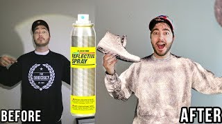 COOLEST Spray Paint EVER  Reflective Spray REVIEW [upl. by Fernandes]