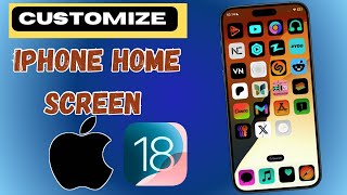 How to Customize iPhone Home Screen in iOS 18 Beta Update  customize your iPhone Home Screen [upl. by Milah]