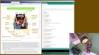 240719 ESP32 PWM L298N pour driver un moteur [upl. by Casaleggio]