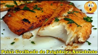 Filé de Peixe Grelhado Frito na AirFryer  Fritadeira Sem Óleo [upl. by Lutero]