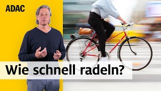 Gelten Tempolimits auch für Radfahrer Gibt es eine Höchstgeschwindigkeit  ADAC  Recht Logisch [upl. by Quintina]