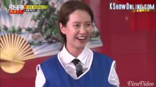 Song Ji Hyo vs Lee Kwang Soo Tummy Battle RM ep249 [upl. by Lamek511]