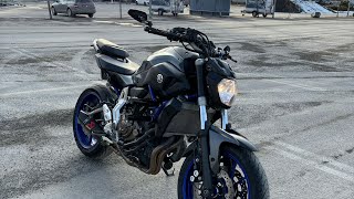 Yamaha MT07 First ride 2024 [upl. by Weinreb]