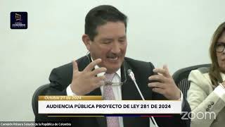 Audiencia Publica PL 281 de 2024 Senado  21 Oct 2024 [upl. by Petulah]