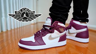 JORDAN 1 quotBORDEAUXquot REVIEW amp ON FEET  GETTING TIRED OF AIR JORDAN 1 NOW [upl. by Goraud102]