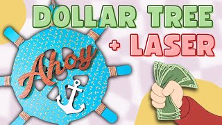 5 Dollar Tree Laser Crafts to Transform Into MEGA Profit 💰 [upl. by Anuaik]