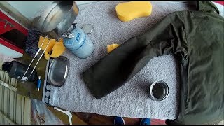 How to rewax a Barbour Jacket [upl. by Epuladaugairam]