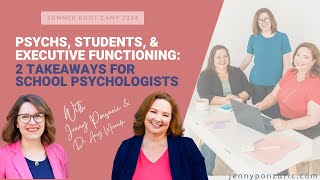 Psychologists Students amp Executive Functioning [upl. by Ecnesse970]