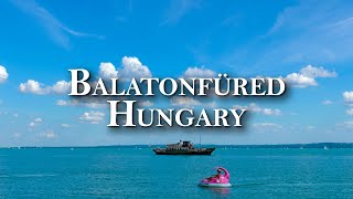 Stunning Balatonfüred during the yearly Annabál Anna Ball in Hungary 4K [upl. by Bottali]