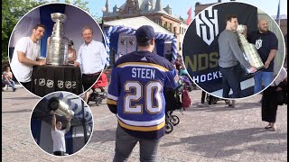 Stanley Cup i Sverige Alexander Steens dag med pokalen [upl. by Eylatan]