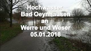 Bad Oeynhausen Hochwasser 05012018 [upl. by Asante]