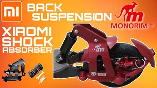 XIAOMI M365 PRO BACK SUSPENSION INSTALLATION  MONORIM MR1  PRO PRO2 1S ESSENTIAL [upl. by Harv]