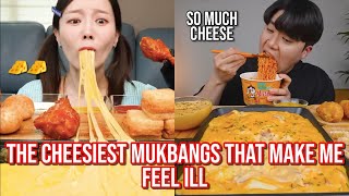 the CHEESIEST mukbangs that make me feel ill [upl. by Noivax]