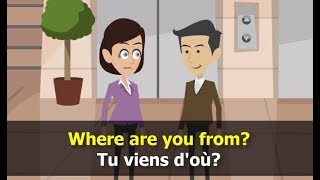 apprendre langlais conversation  leçon 1 [upl. by Grote554]