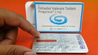 Progynova 2 mg Tablet  Estradiol Valerate tablets [upl. by Darill]