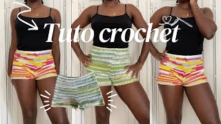 Tutoriel au crochet Short [upl. by Mollie551]