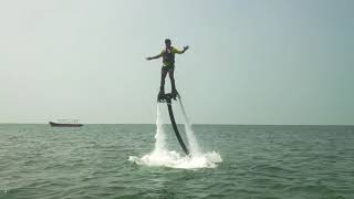 Flyboarding Motivation  First Attempt  Goa Flyboarding  Kalki Mass BGM [upl. by Nirehtac274]