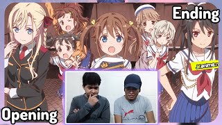 Reacción al opening y ending de Haifuri 😮😯 [upl. by Wycoff76]