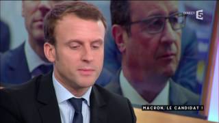 Macron le candidat  C à vous  24112016 [upl. by Florentia]