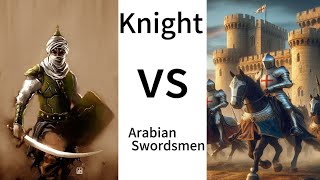 Stronghold Crusader HD  200 Knight VS 500 Arabian Swordsmen  Lets see who fights well  🥵 [upl. by Yahsan]