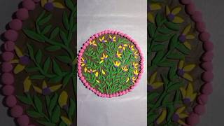 How To Make Floral Wallmate by clay wallmate shortsclaycrafts [upl. by Dleifyar78]