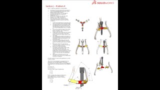 Solidworks CSWA Exam Practice  ASSEMBLY  Section J  4 [upl. by Vey]