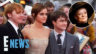 Maggie Smith Tributes Daniel Radcliffe Rupert Grint Emma Watson amp More Honor Actress  E News [upl. by Salta567]