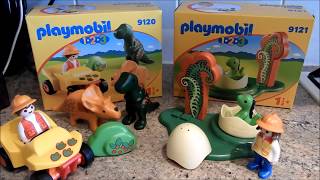 Playmobil dinosaurs sets 9120 9121 [upl. by Freda]