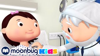 Staying In The Hospital  LBB Songs  Learn with Little Baby Bum Nursery Rhymes  Moonbug Kids [upl. by Nahgem]