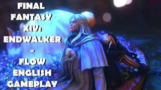 Final Fantasy XIV Endwalker  Flow Lyrics English Gameplay [upl. by Adnyc]