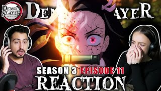 SO MANY TEARS 😭 Demon Slayer Season 3 Episode 11 REACTION  3x11 quotA Connected Bondquot [upl. by Galloway929]