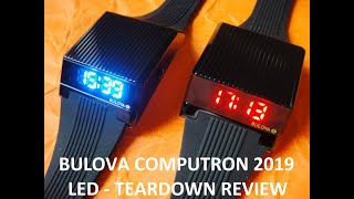 Bulova Computron LED 2019 reedition vs 1976 vintage [upl. by Ebenezer]