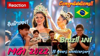 Reaction Miss Grand International 2022 l Final Show mgi2022 10yearsanniversary indonesia brazil [upl. by Atreb538]